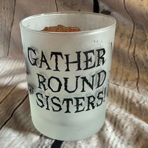 Hocus Pocus Sanderson Sisters Frosted Drinking Glass‎ Disney Villains VHTF 12oz